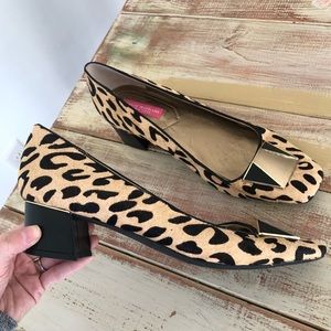 Isaac Mizrahi Leopard Print Calf Hair